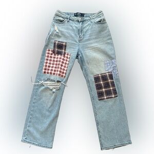 Hollister Patchwork Ripped Jeans